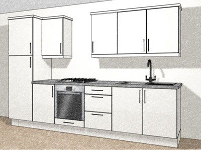 8 kitchen unit layout w/o ext